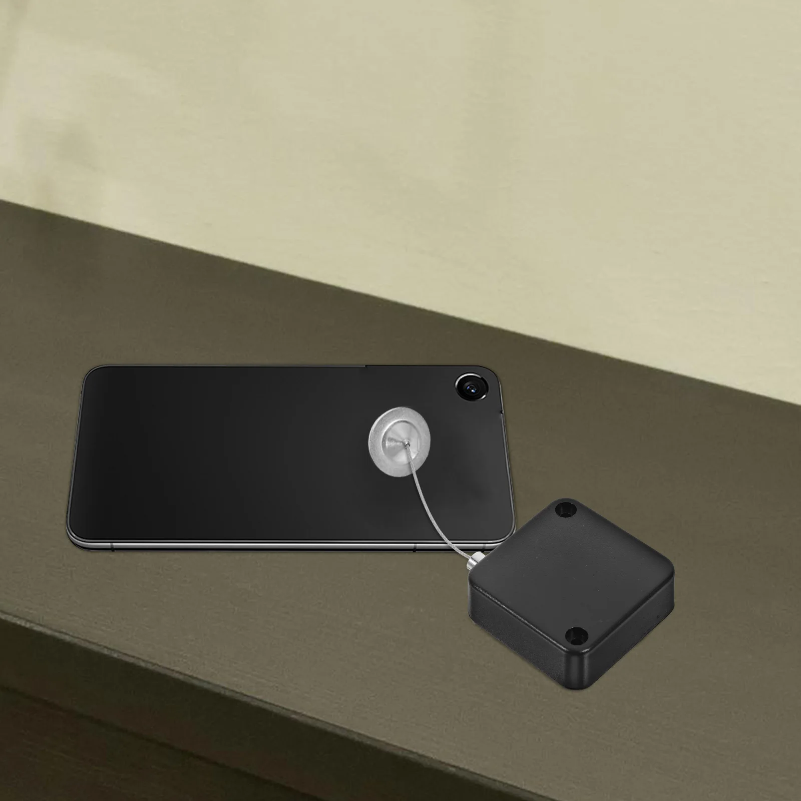 

1Set Anti Theft Steel Wire Holder Retractable Cable Box Automatic Stainless Safety Lock for Office Home Travel Use Telescopic