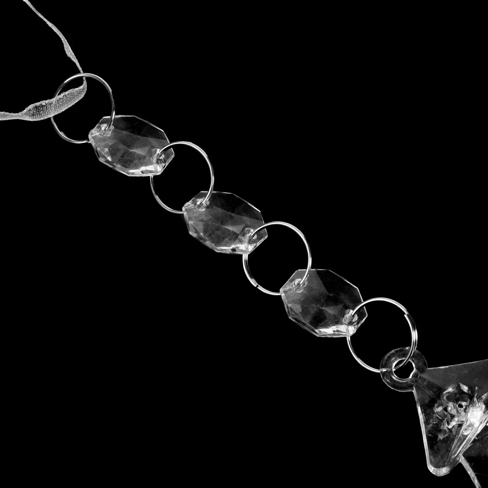 10Pcs Christmas Tree Pendant Acrylic Hanging Ornament for Xmas Party Decorations Tree Wall Garden Home Holiday Scene Layout