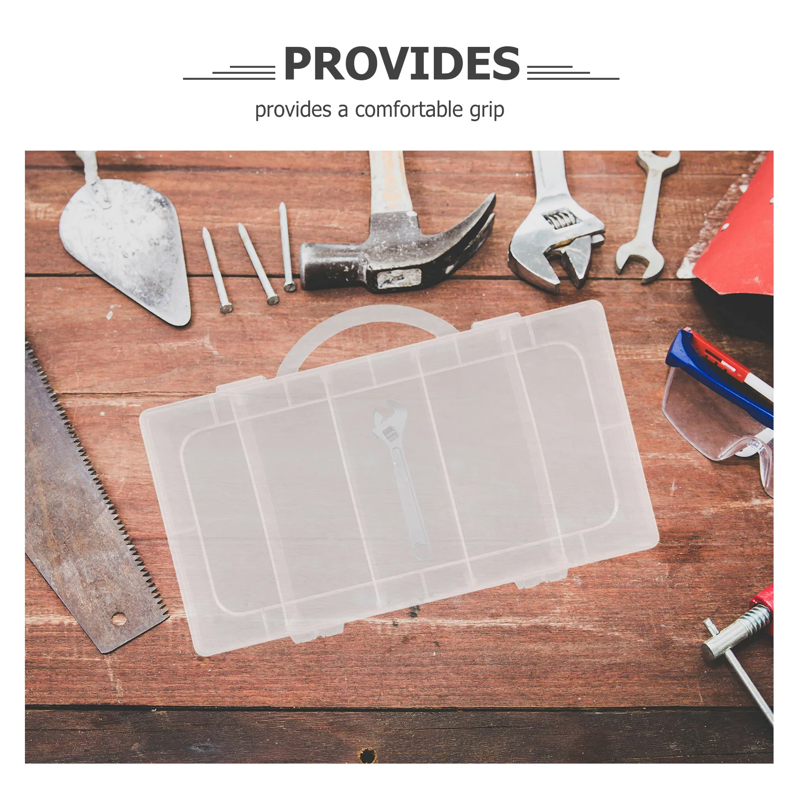 Multi-Function Organizer Household Case Accessory Wear-Resistant Handle Reusable Tool Storage Container Convenient Toolbox Small