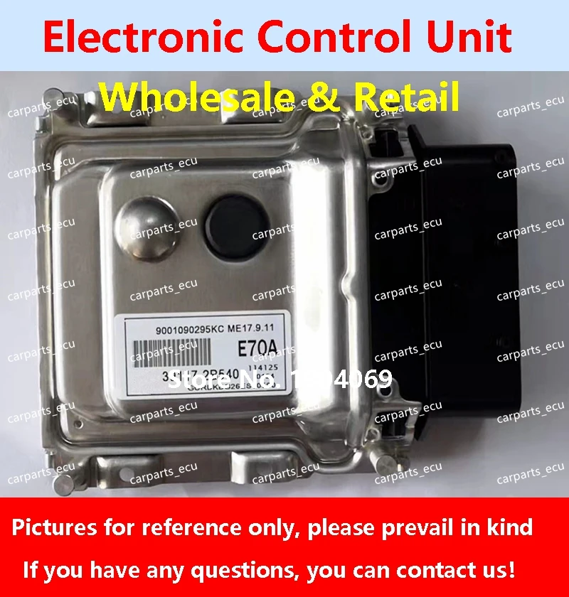 

39133-2B512 L40/39117-2B641 K47B/39117-2B541 E47B For Hyundai Elantra Car Engine Computer Board/ECU/ME17.9.11 39117-2B540 E70A