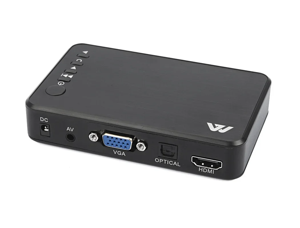 Mini 1080P Full HD Media Player Advertising Player for In-Car Video Playback with Optical Audio Output