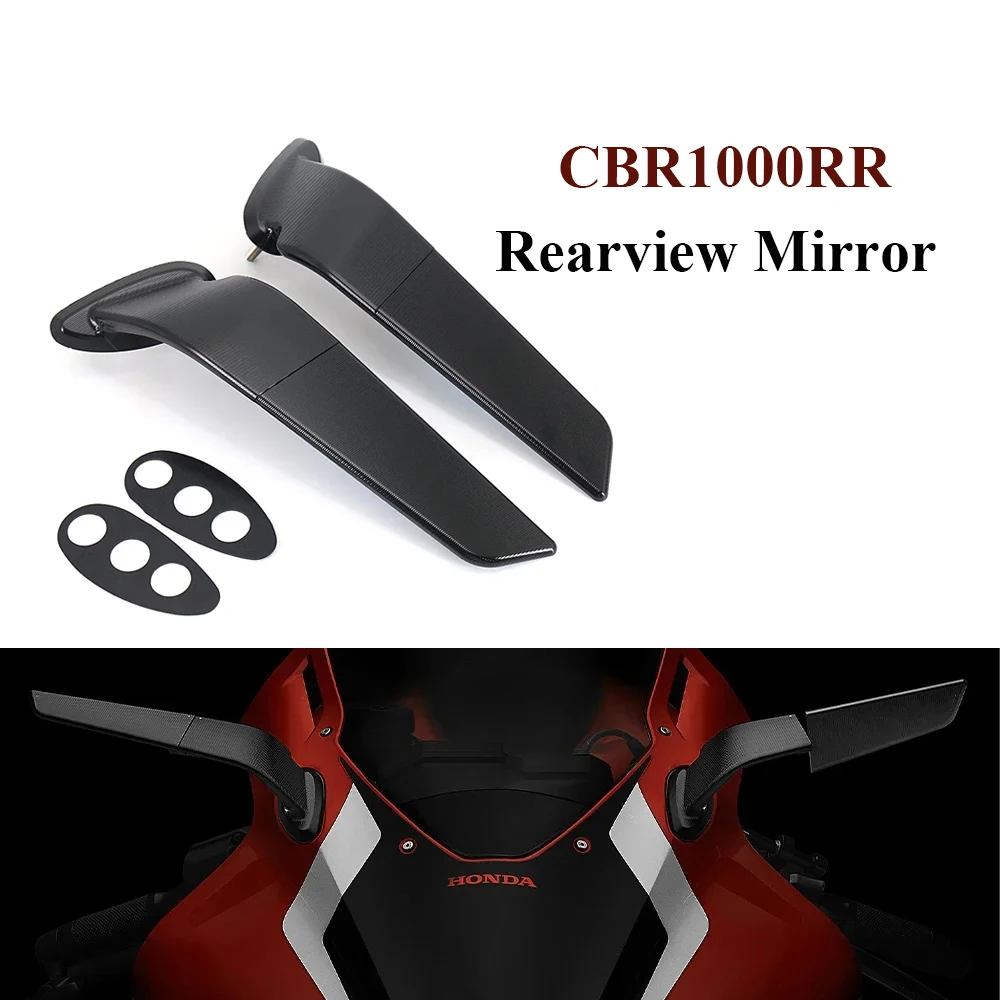 

For Honda CBR 1000RR 2019- Motorcycle Stealth Mirror CBR1000RR Rearview Mirrors Adjustable Mirrors Sports Winglets Mirror Kits