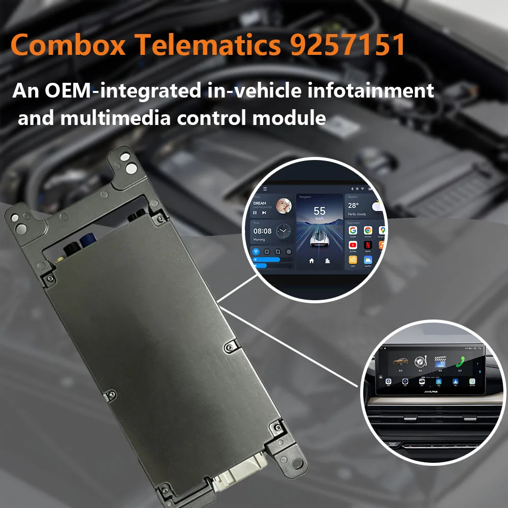 Telematics Combox Control Unit 9257151 for BMW F Series–Bluetooth A2DP USB GPS–OEM Quality Replacement–Programming Required