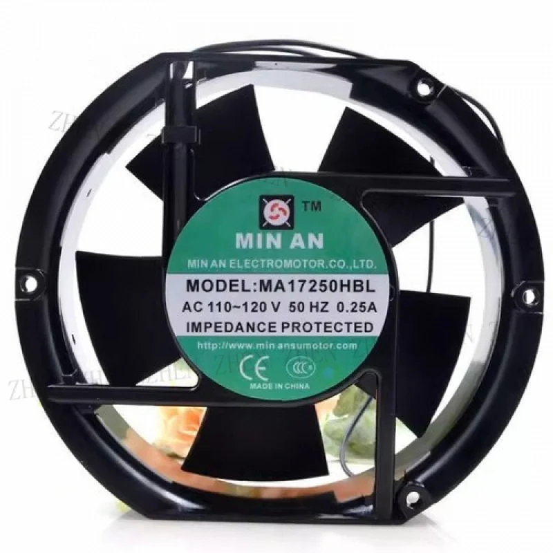

Y FOR MINAN MA17250HBL AC110V-120V 0.25A Cabinet Axial Cooling Fan