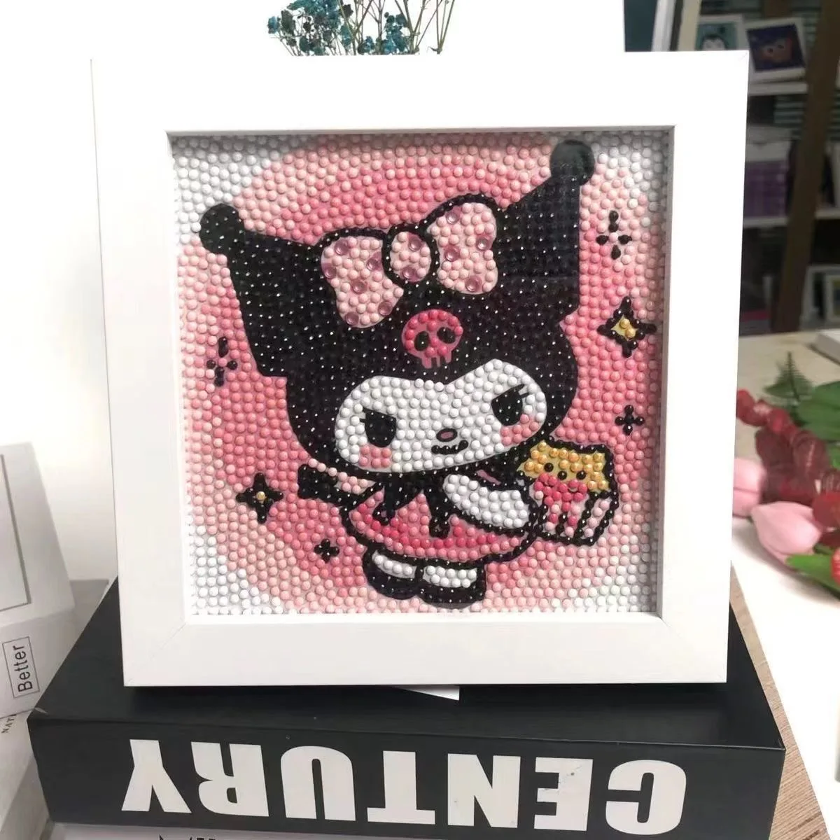 Sanrio DIY Diamond Painting Anime Cartoon Kuromi Characters Hello Kitty Pochacco Diamond Crystal Painting Stickers for Children