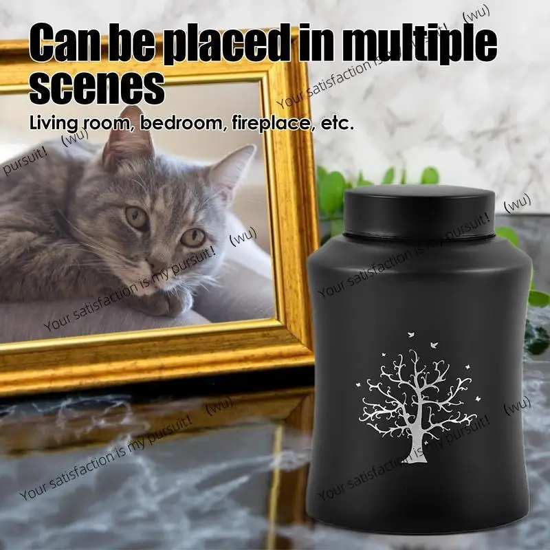 ZOCI-Urns For Ashes Stainless Steel ，Elegant Secure Closure For Cremation Urns In Living
