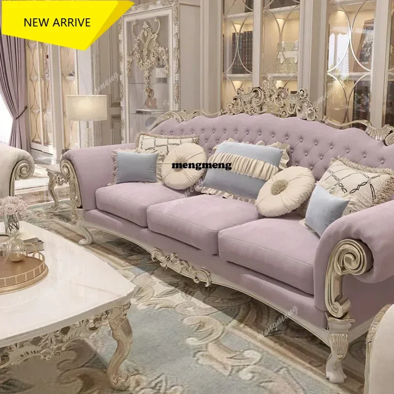 

M138 Armchair Large Sofa European Fabric Italian Puffs Sofa Recliner Fluffy Sillon Relax Reclinable Para Salon Home Furniture