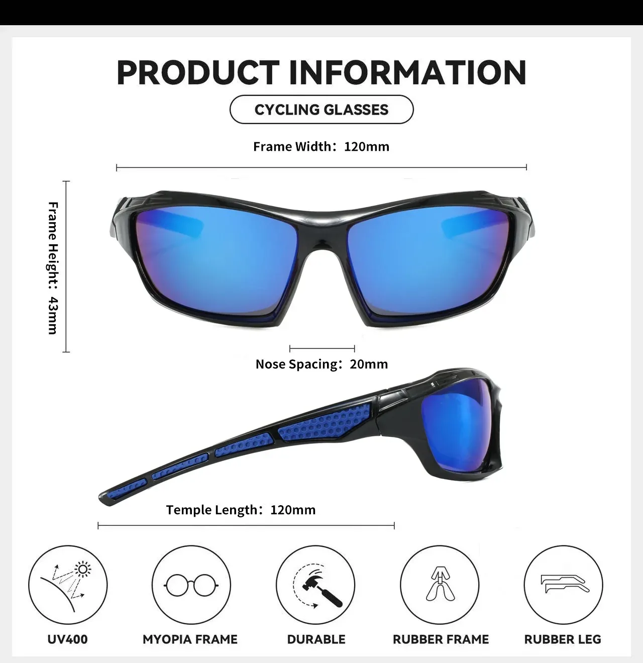 Okuma polarized fishing goggles UV400 are suitable for outdoor wearing such as fishing, cycling, and driving image 6
