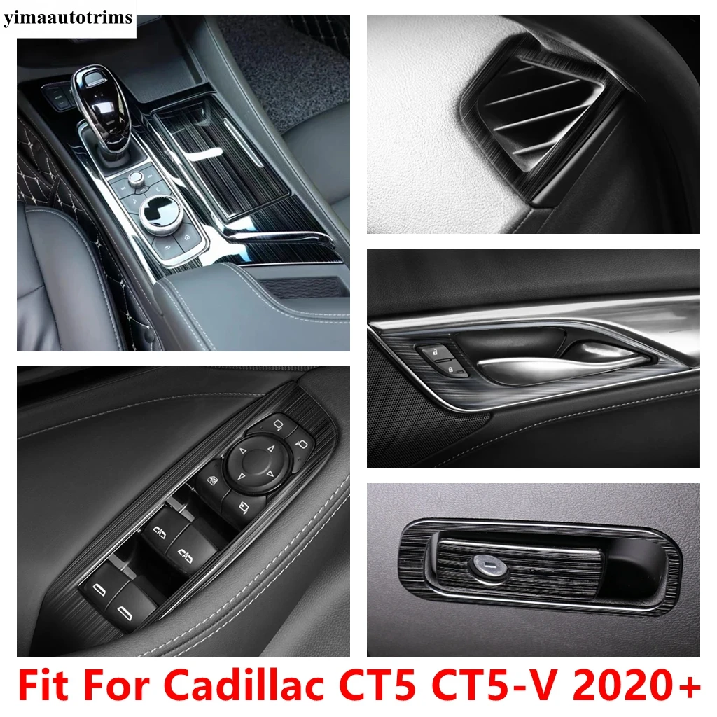 

Window Lift / Handle Bowl / Shift Gear Panel / GLove Box / AC Air Vent Cover Trim Accessories For Cadillac CT5 CT5-V 2020 - 2022