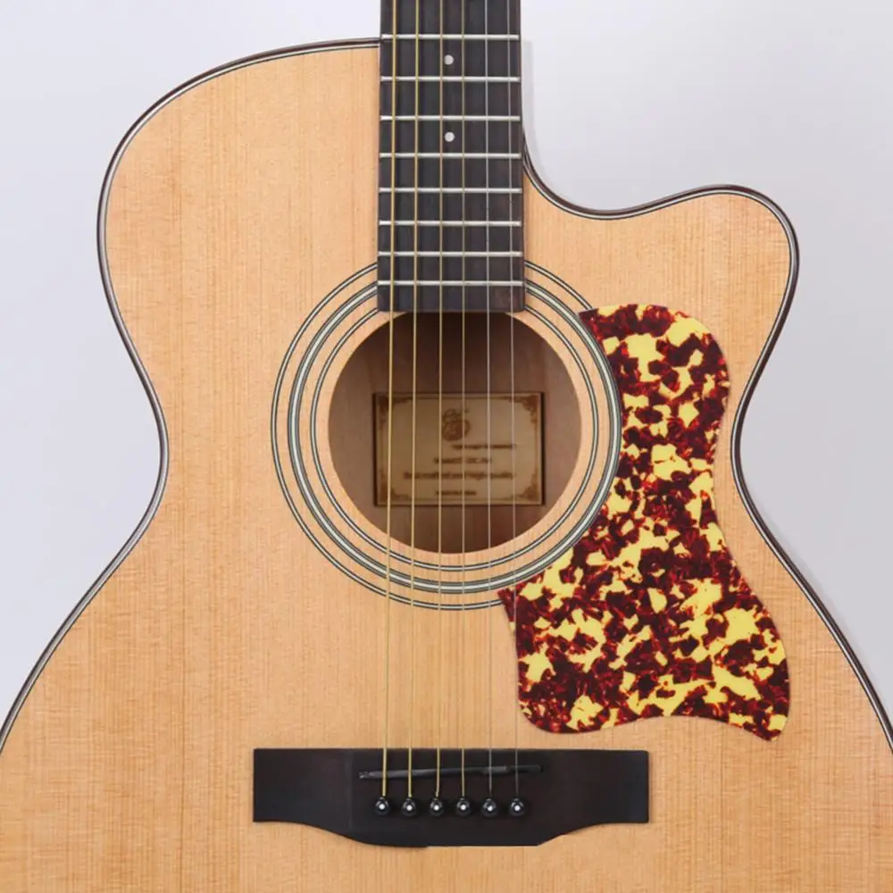 Professional Folk Acoustic Guitar Pickguard Celluloid Scratch Plate Self-adhesive Pick Guard Board Sticker for Acoustic Guitar