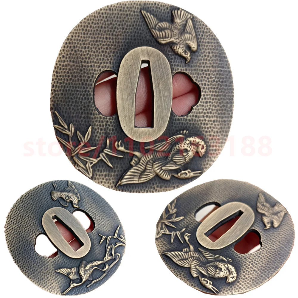 Alloy Tsuba Handguard Guard For Japanese Real Japan Samurai Katana Sword FIttings Accessory Parts Nice