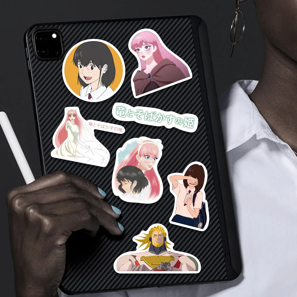 50PCS Freckle Princess Stickers Beauty Graffiti Decals For Laptop Cup Skateboard Suitcase Guitar Fridge Waterproof Stickers