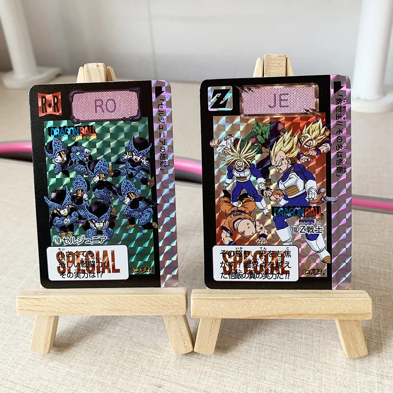 Anime dragon ball diy acg jogo cartas colecionáveis filho gohan filho goku chichi célula torankusu gotenks brinquedos para meninos presente de aniversário