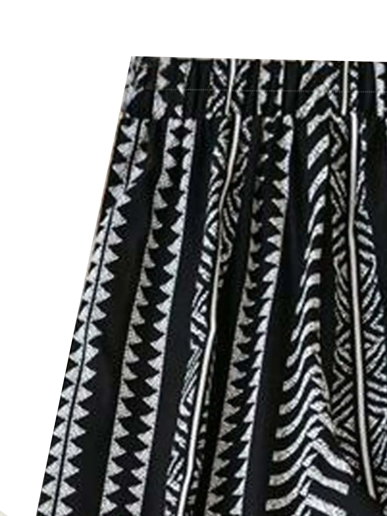 【مقاس كبير】 بنطال خصر بربطة عنق مطبوعة بالزهور، بنطال مريح كاجوال للارتداء اليومي، قيعان نسائية لجميع المواسم