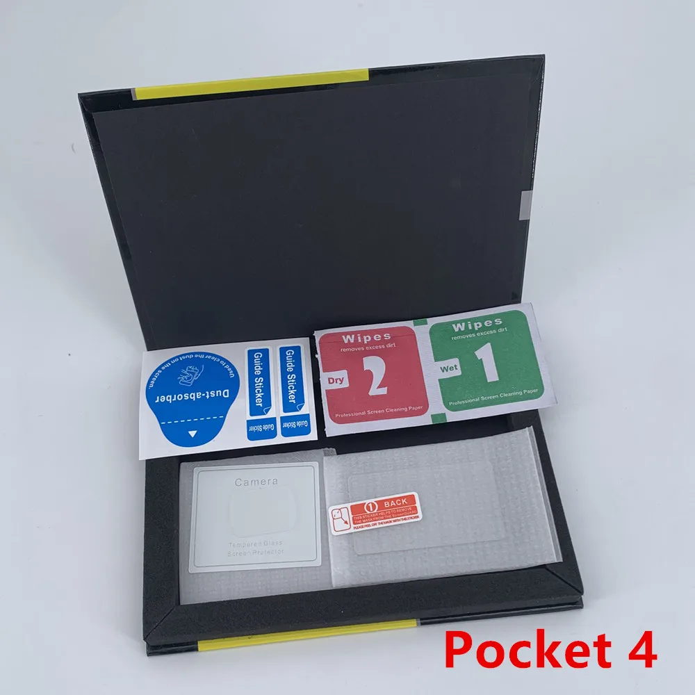 Pocket3 4 Tempered Glass Film Hard LCD Display Screen Lens Protector Cover for DJI Osmo Pocket 3 4 Handheld Gimbal Action Camera