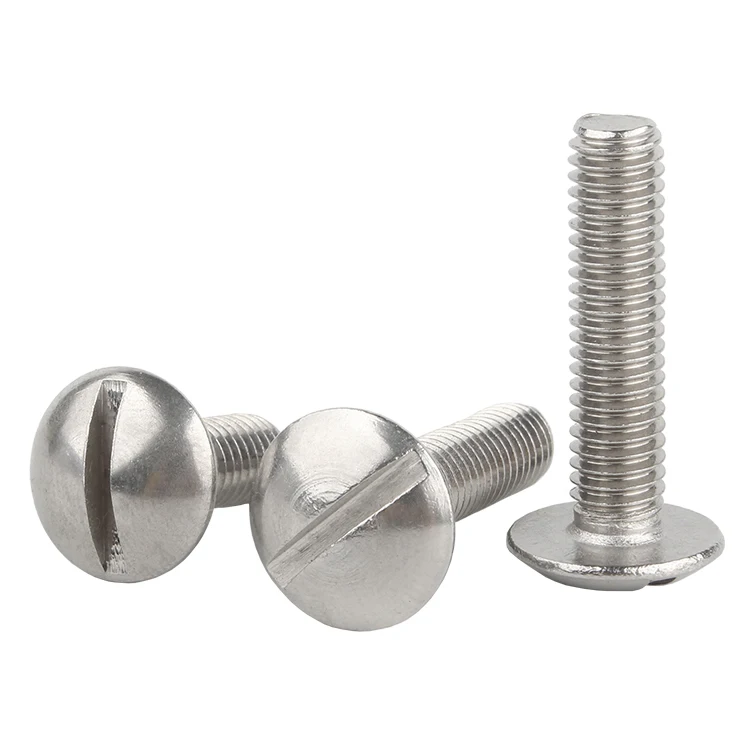 304 스테인리스 슬롯 트러스 헤드 스크류 M2 M2.5 M3 M4 M5 M6 M8 슬롯 머쉬룸 라운드 헤드 볼트
