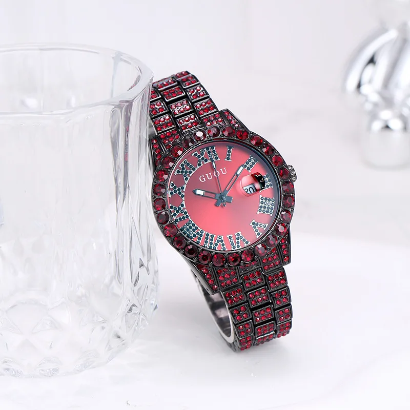 New Digital Calendar Watch With A Large Dial And Luxurious Steel Strap; A Perfect Gift For Women, A Stylish Quartz Wristwatch.