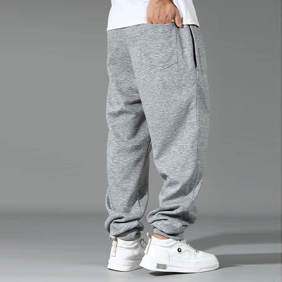 12XL Plus Size Jogger Pants Men Trackpants Fashion Casual Sweatpants Male Elastic Waist Trousers Big Size 12XL