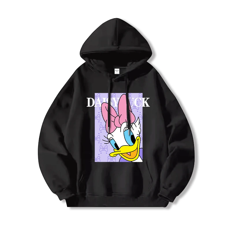 Donald Duck and Daisy Cartoon Anime periphery Women's Hoodie Autumn and Winter new style fashion Couple's clothing hoodie