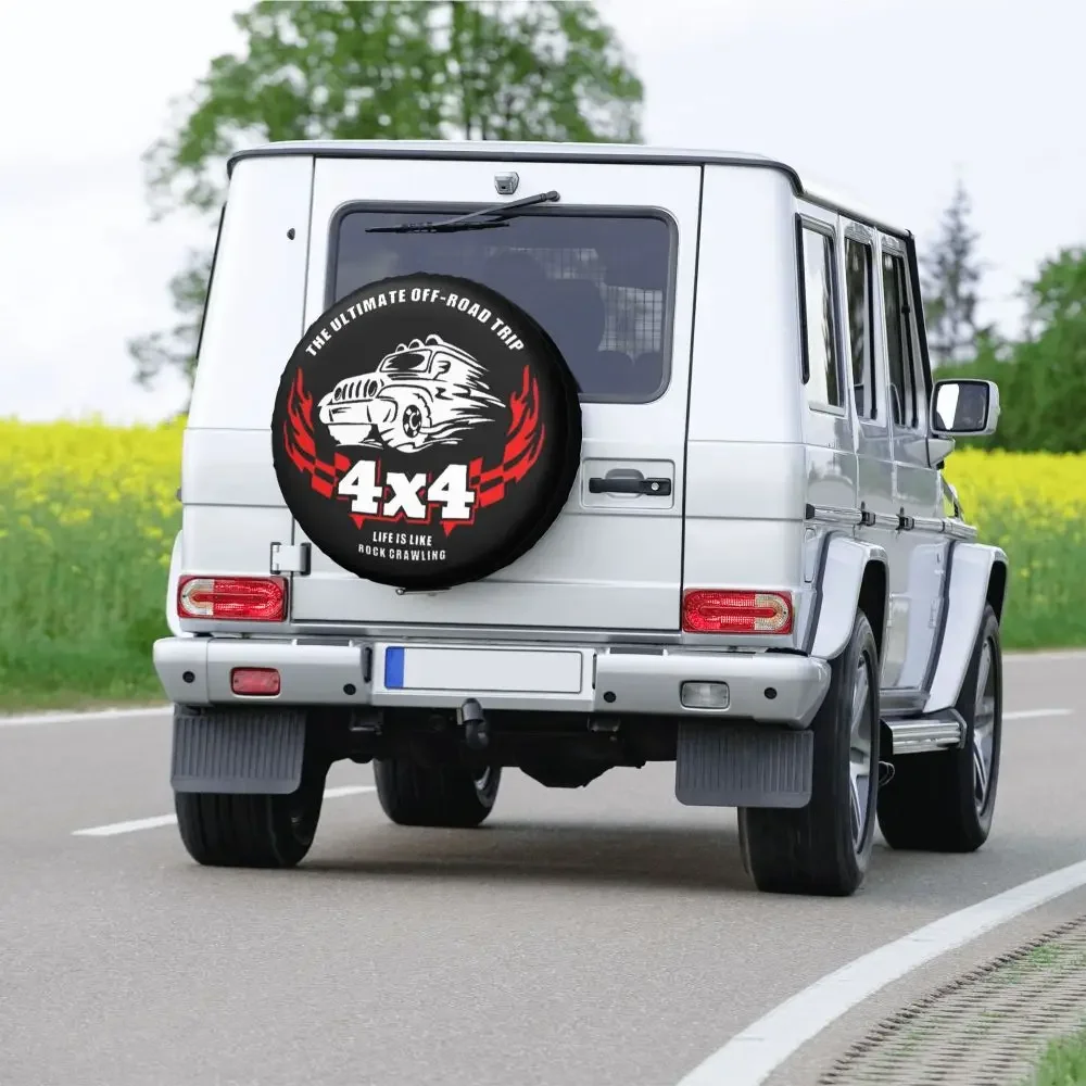 Maßgefertigte Vitara Offroad Ersatzradabdeckung Tasche für Jeep Hummer Auto-Radschutz Zubehör 14" 15" 16" 17" Zoll – Detail 13