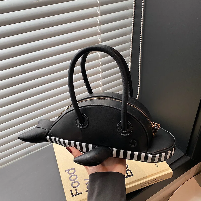 

Fashionable and cute dolphin handbag, simple and versatile chain diagonal cross bag