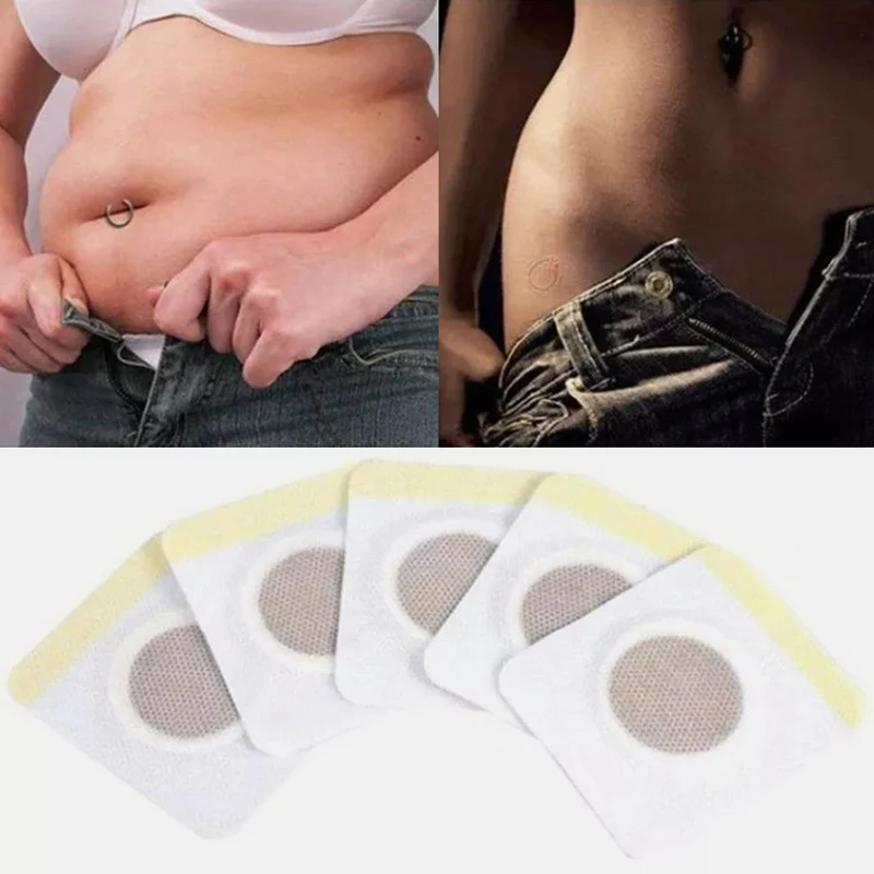 40PCS Body Shaping Patches Lymphatic Improve Stomach Belly Fast Burning Fat Slimming Stickers For Female Male Reduce Swelling