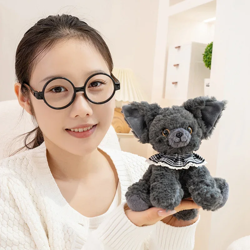 

13 см Дьян Рекс кошка сидящая кукла плюшевая игрушка мягкая одетая мультяшный нагрудник шарф животное плюшевый подарок на день рождения