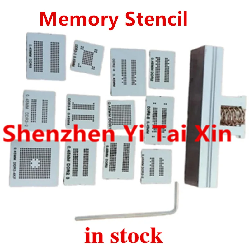 Memory Direct Heat BGA Reballing Stencils Template Holder Jig For DDR1 DDR2 DDR3 DDR5 DR2-3 DDR3-2 GDDR5 Welding Rework Repair