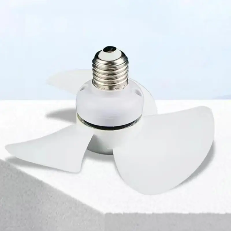 5.1 Inch Mini Ceiling Fan E27 Base 5W Cooling Fan Light for Indoor Bedroom Use