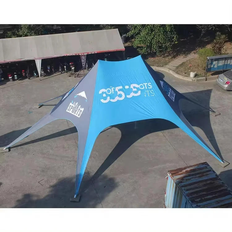 Star spider tent PVC aluminum pole outdoor sports activities advertising stretch frame double star