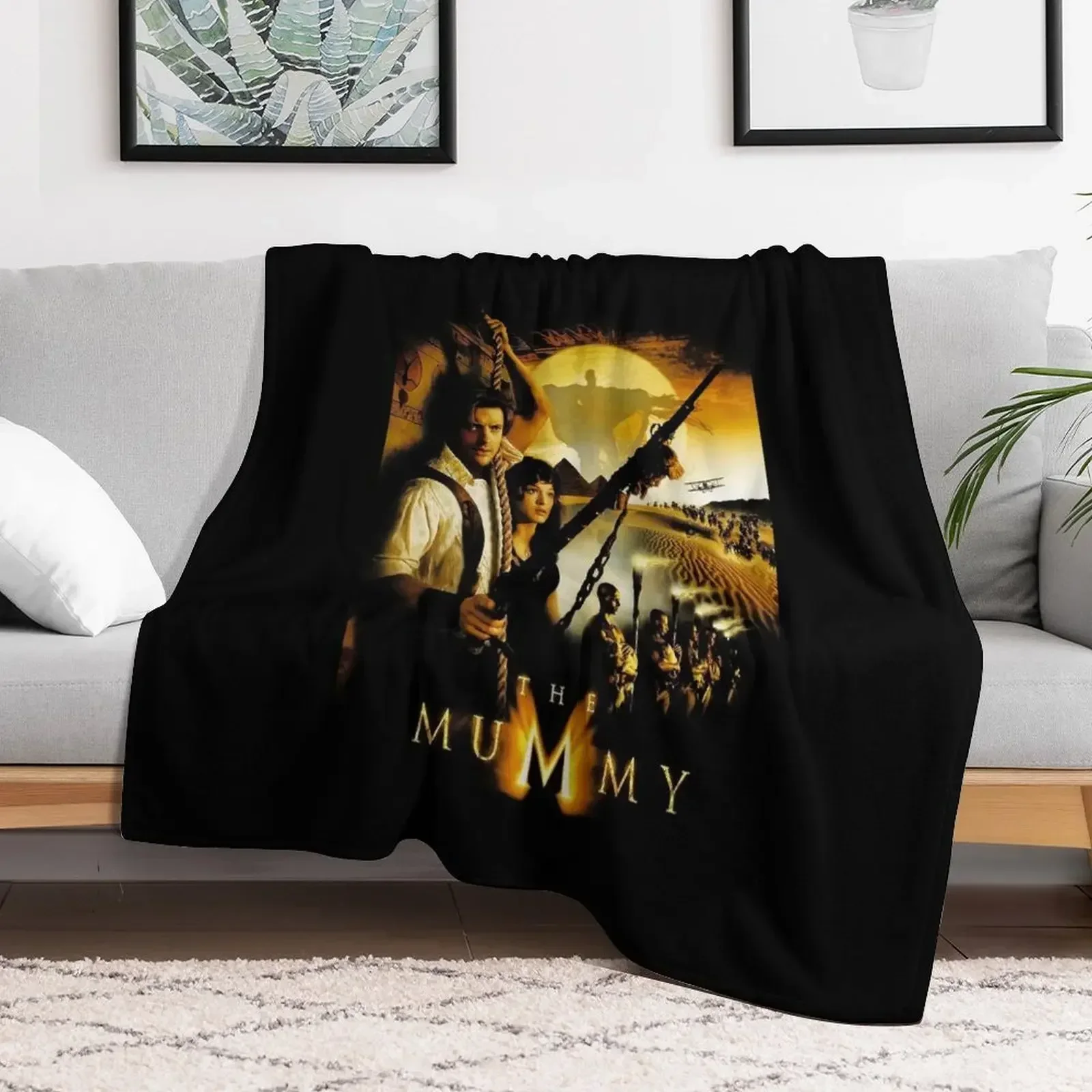 Vintage The Mummy More Like the Daddy Throw Blanket Sofa Summer Soft Blankets For Sofas Blankets