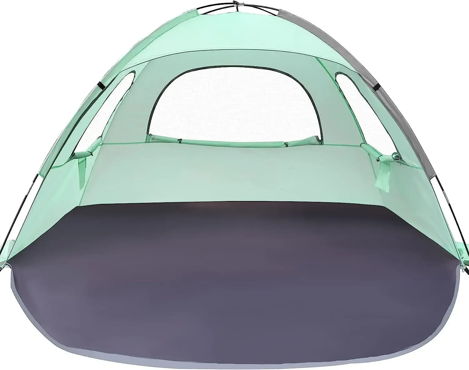 

Outdoor camping party portable multi-person sunshade beach casual sun protection breathable beach tent size: 210x140x115CM