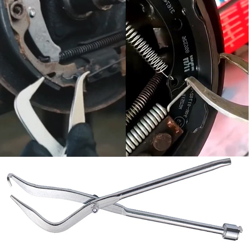 

Spring Disassembly Pliers with Sleeve for Drum Brake Adjustment Car Brake Spring Pliers Snap-Ring Pliers Disassembly Tool