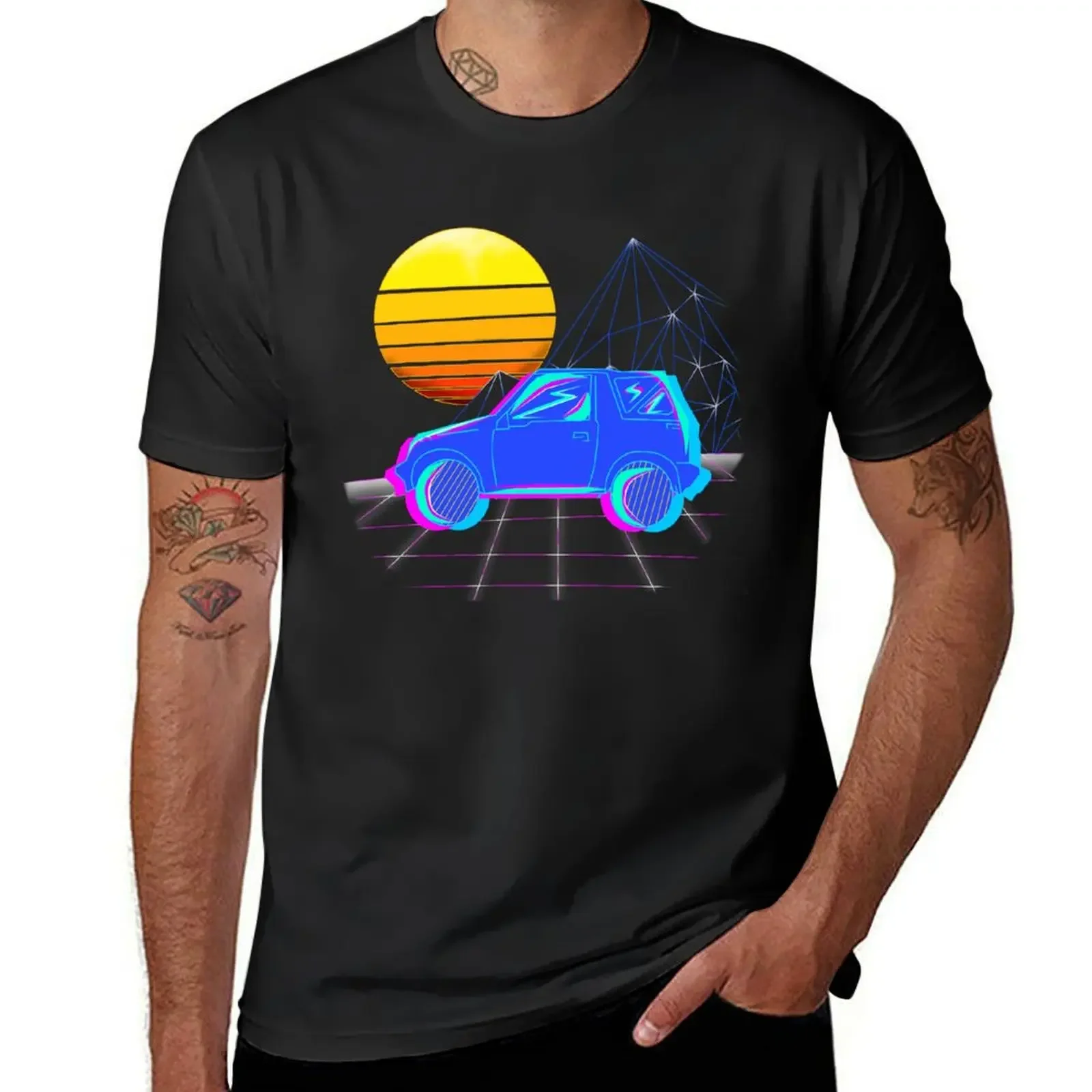 

Retro Tracker/Sidekick T-Shirt valentines clothes plain mens fashion