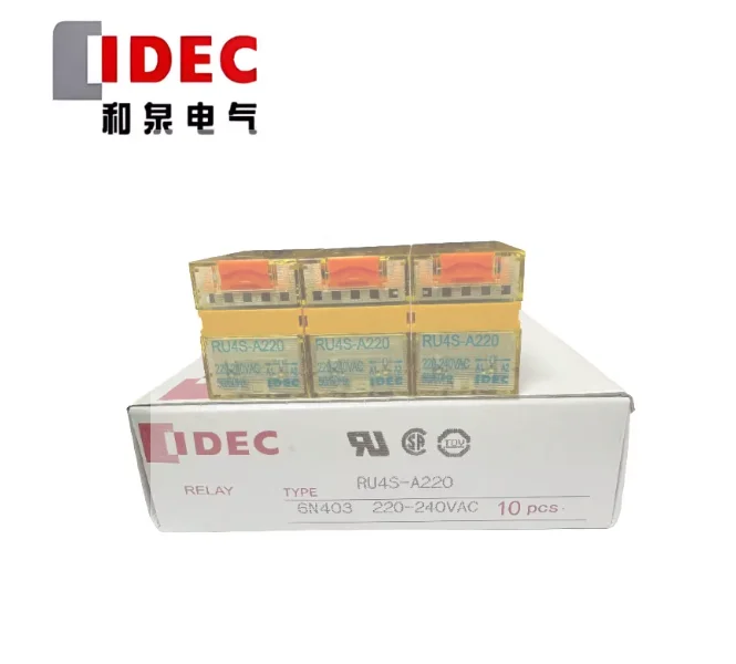 IDEC original genuine Hequan Electric intermediate relay RU4S-A220 small 14 pin intermediate relay 6A