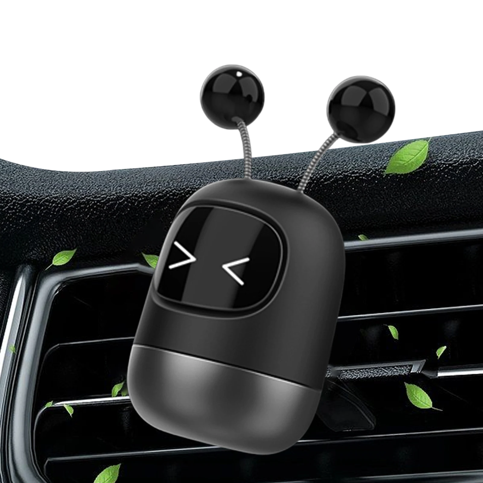 Car Vent Clip Air Freshener Cute Air Freshener For Car Mini Cute Robot Solid Aromatherapy Tablet Car Diffuser With 3 Aroma