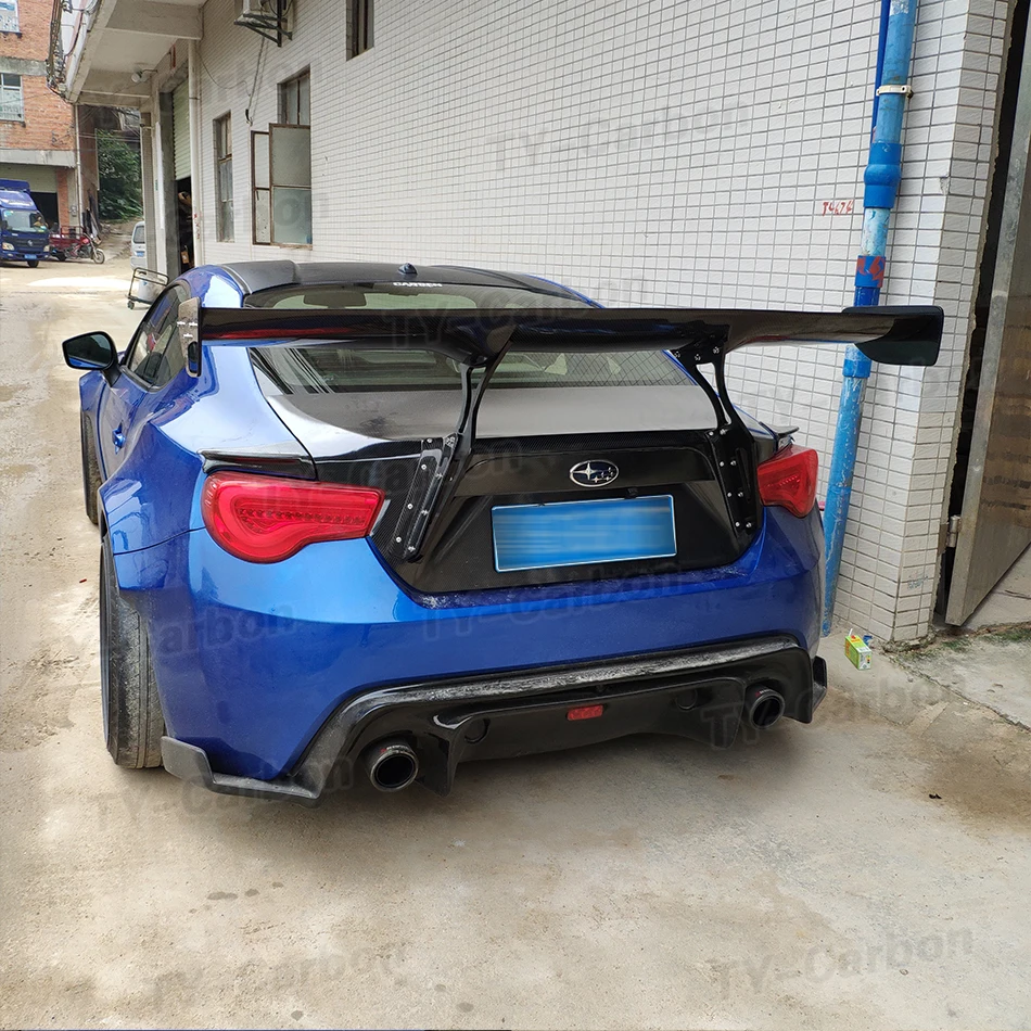 Real Carbon Fiber Spoiler RB1 Style Rear Trunk Spoiler GT Wing Track Big Spoiler For SCION FR-S Toyota GT86 BRZ FRP 2012-2019