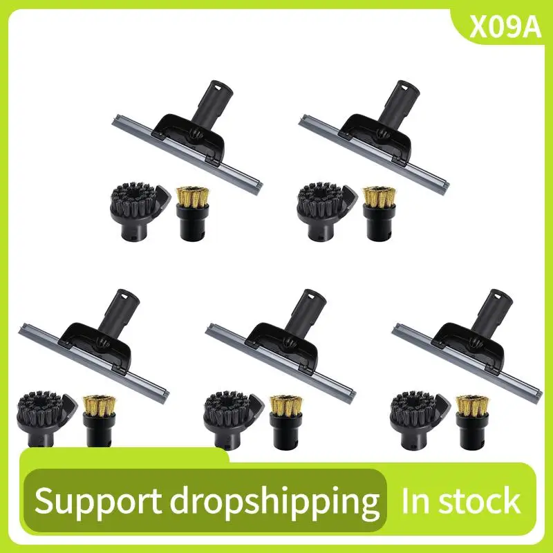 

X09A 5X для Karcher SC2 SC3 SC4 CTK10 CTK20, скребок для оконной насадки, круглая щетка для пароочистителя, зеркал, чистая щелевая влажность
