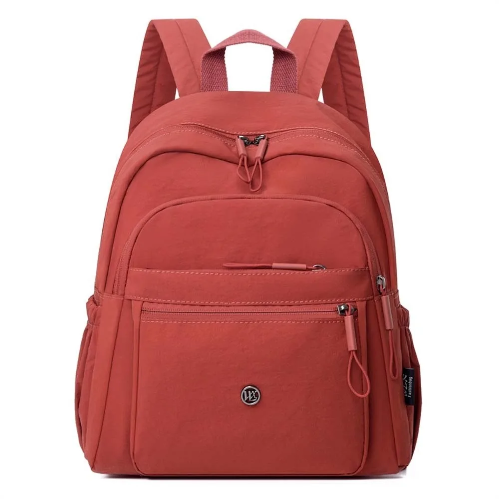 Large Capacity Oxford Cloth Backpack Japanese Style Anti-Splash Water Casual Daypack Adjustable Lightweight Women School Bag