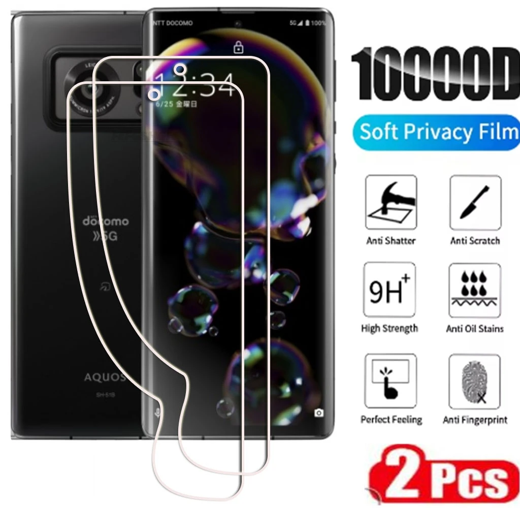Película de hidrogel hidráulica completa HD para Leica Leitz Phone 1, 6,6 pulgadas, Leitz Phone1 Sharp Aquos R6, cubierta protectora de pantalla, 2 uds.