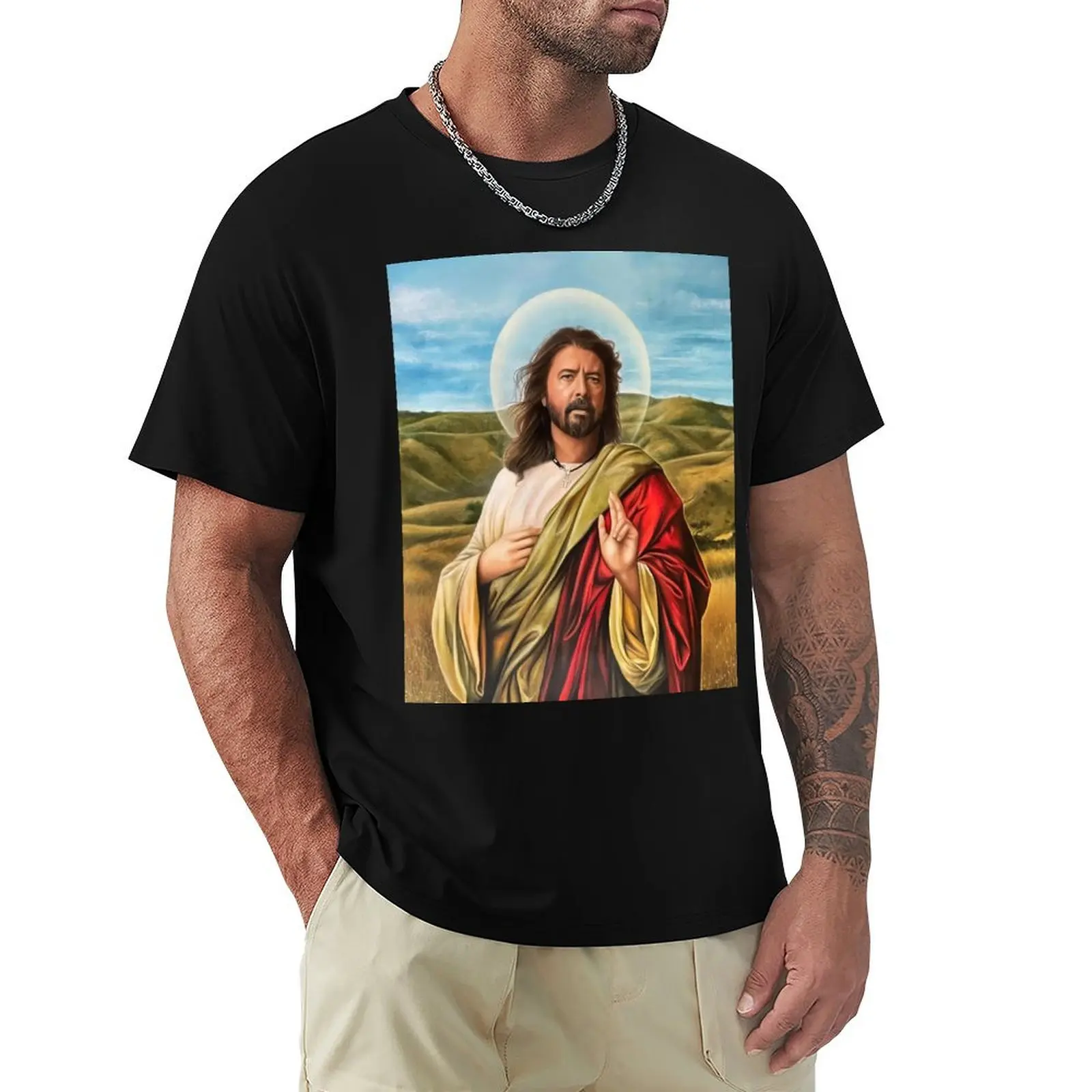 

The God World T-Shirt quick drying customs design your own Funny t-shirts tees men clothes