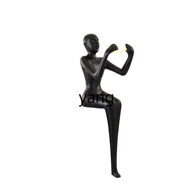 

TGF abstract human body sitting art sculpture entrance entrance floor ornament sales office living room