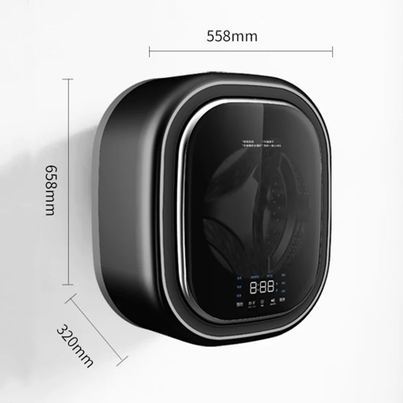 차량용 벽걸이형 3KG 미니 에너지 절약 건조 무소음 절수 세탁기 RV 개조 액세서리
