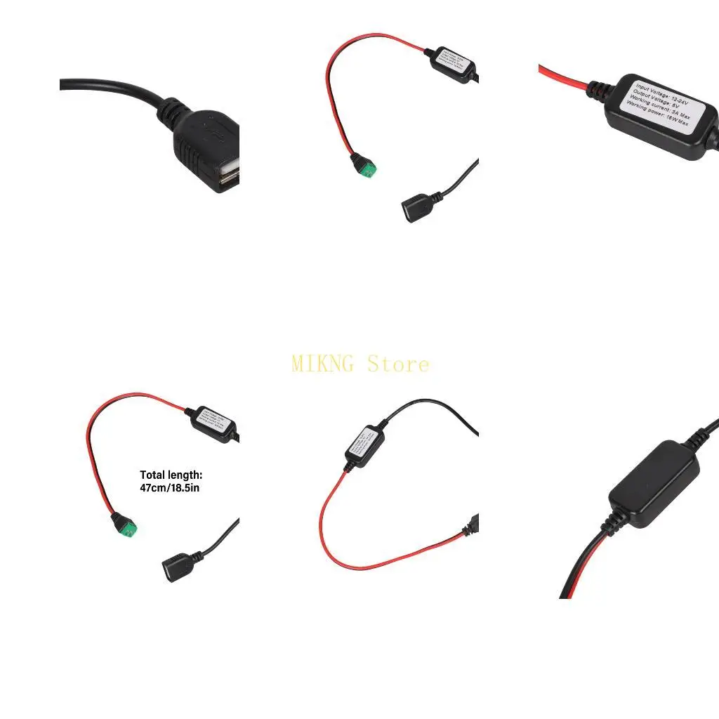 2Pin Terminal To USB Female Adapters Cable 5V Output For Electronics Charging Best Sale