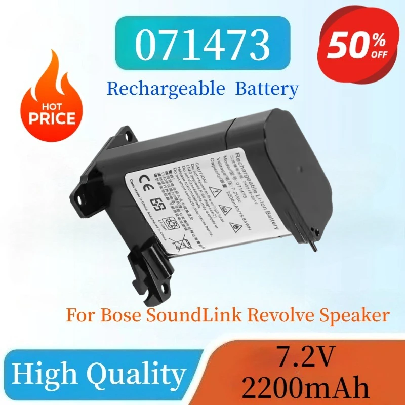 

New High Quality 071473 071471 Battery 7.2V 2200mAh 15.84Wh For Bose SoundLink Revolve Speaker Rechargeable Li-ion Batteries