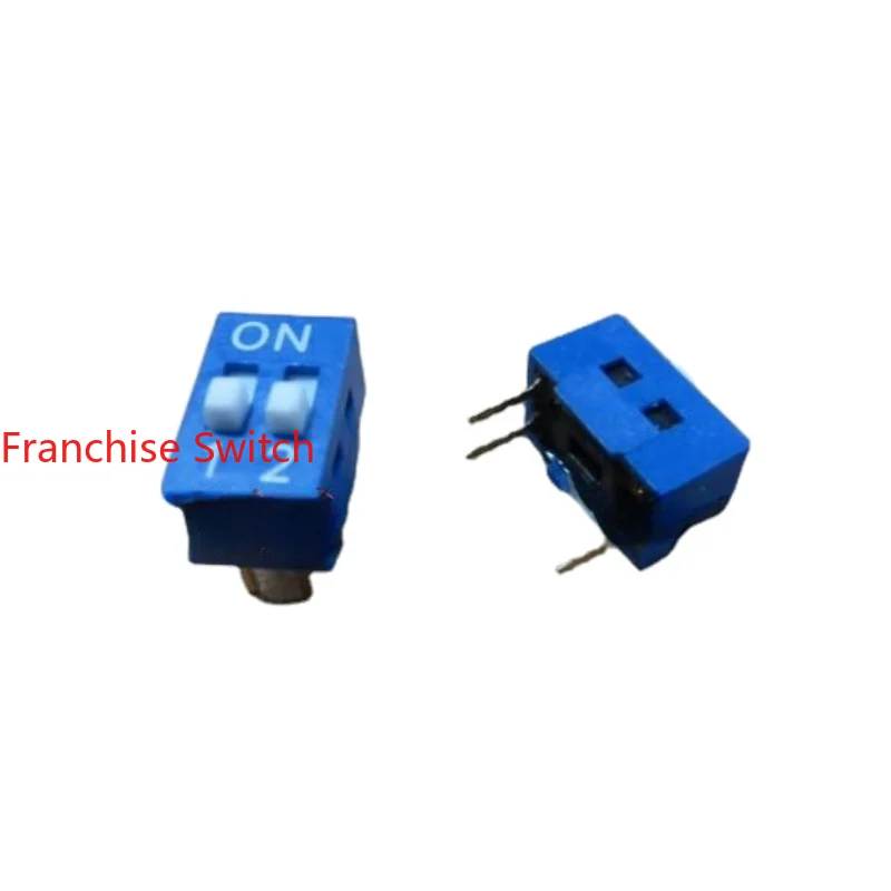 10PCS Imported Pull-out Switch, 2-position, 2.54-pin Pitch, Piano Key  Flat  Switch