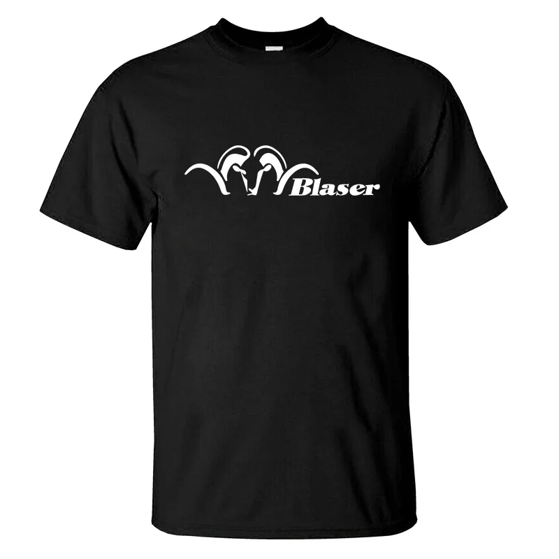 

Blaser Hunt Rifle T Shirt Summer Men Cotton Short Sleeve Blaser T-shirts Mans Gift Tees