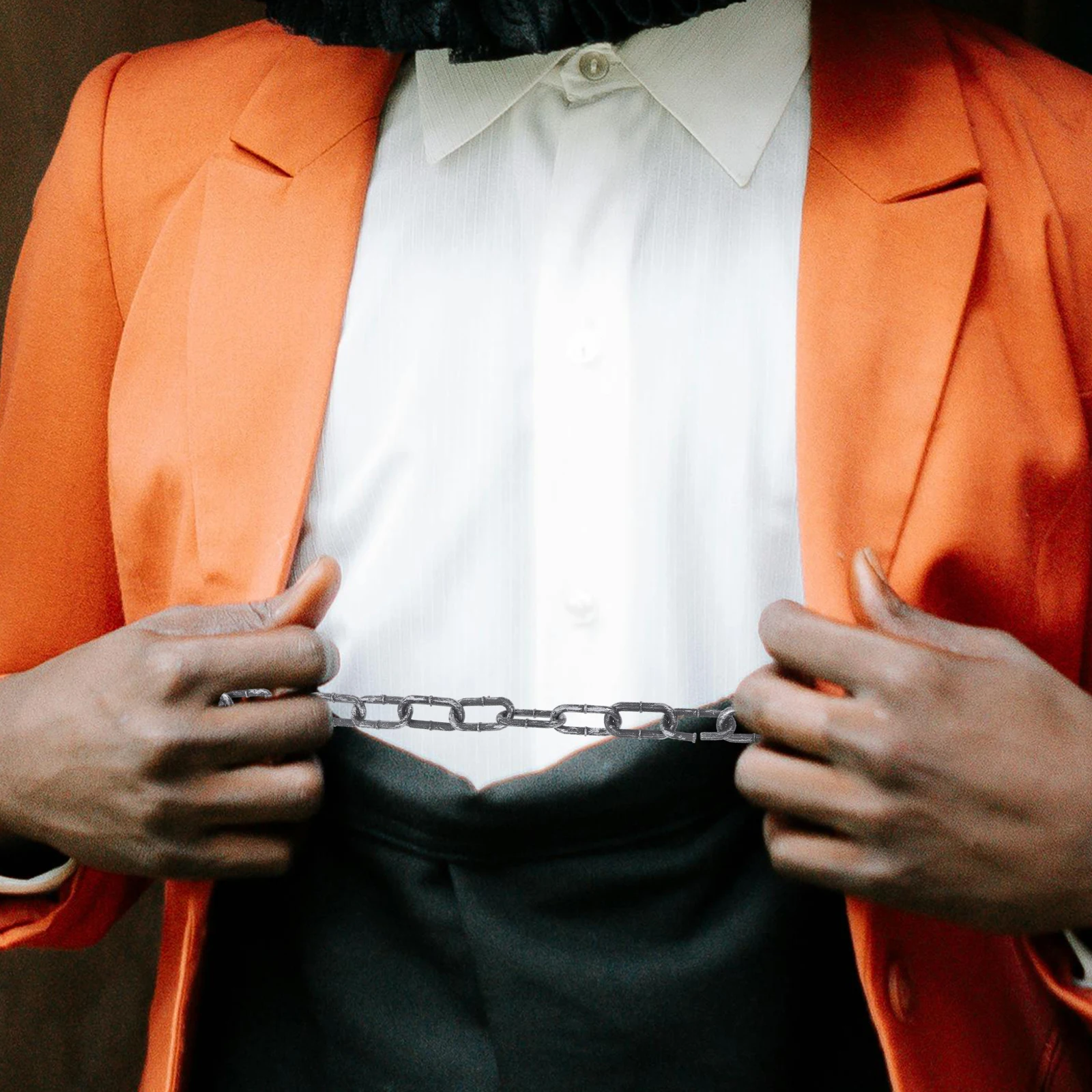 

Пластиковая опора-цепочка для вечеринки в честь Хэллоуина, толстая реалистичная поддельная цепочка, подходит для украшения косплея