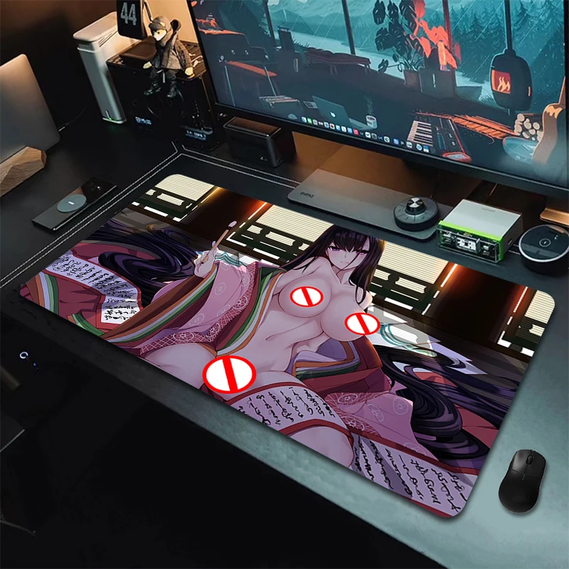 

Hentai Big Boobs Mousepad R18 Large Gaming Mouse Pad Sexy Nude Big Nipple Mouse Mat NSFW Non-Slip Computer Keyboard Mat Desk Pad