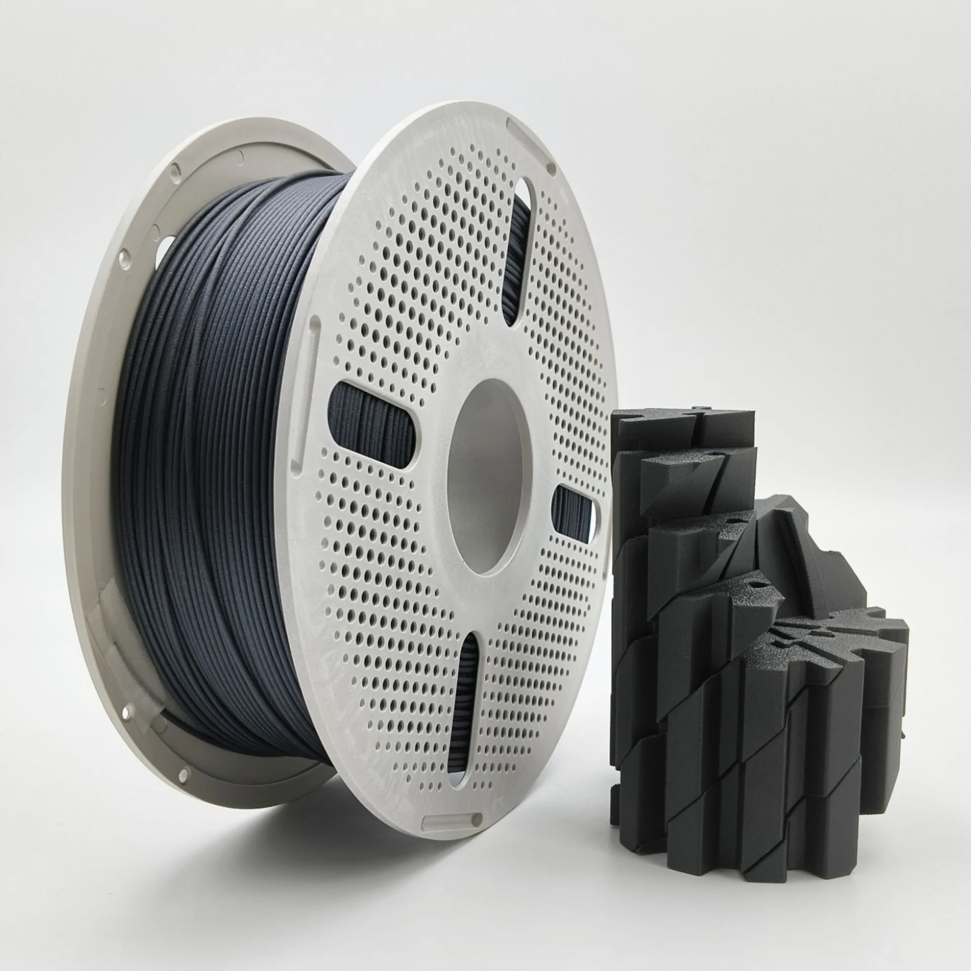 1KG PA6 GF10 3D Printer Filament High Strength Glass Fiber Nylon Low Warping Heat Resistant Tough Engineering Material 1.75mm